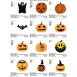 12 Halloween Embroidery Designs Collection 06